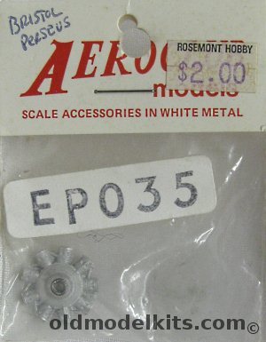 Aeroclub 1/72 9 Cylinder Bristol Perseus Engine Front, EPO35 plastic model kit